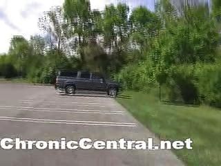 blinfolded girl fucked by group of guys in the wood