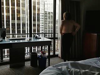 naked neighbor thru window milking tits